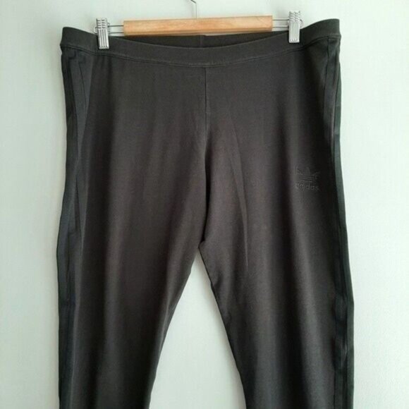 ADIDAS | Originals Train Snap Crop Leggings Black Sz XL - Picture 5 of 15